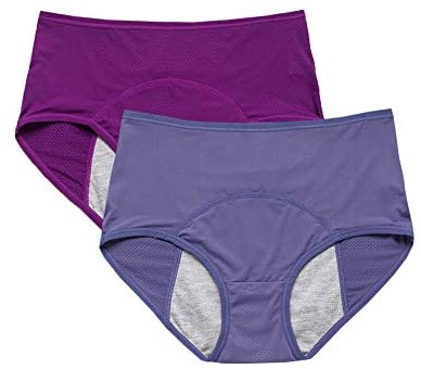 YOYI FASHION Women Mesh Holes Breathable Leakproof Period Panties Mulit Pack US Size XXS-4XL/11