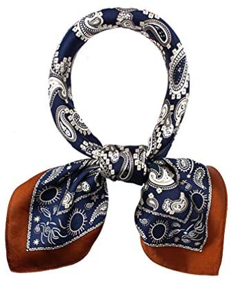 100% Real Mulberry Silk Scarf -21'' x 21''