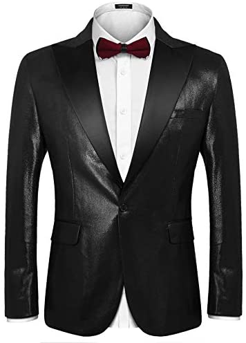 Men’s Fashion Suit Jacket Blazer Weddings Prom Party Dinner Tuxedo