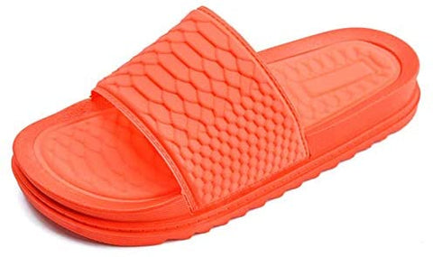 Slide Sandals for Women Summer Beach Anti-Slip Open Toe Flatform Shoes Casual Comfort Footbed Home Slippers Outdoor/Indoor