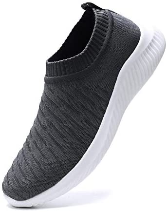 FUDYNMALC Men's Fashion Walking Sock Shoes Lightweight Breathable Mesh Tennis Sneakers Comfortable Knit Slip On Gym Running Shoes