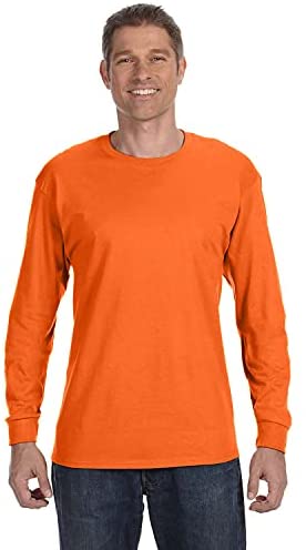 Gildan Heavy Cotton 100% Cotton Long Sleeve T-Shirt.
