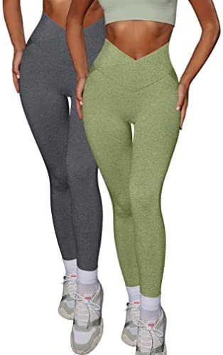 2 Piece High Waisted Yoga Athletic Pants
