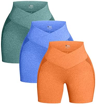 3 Piece Yoga Hip Lift Shorts