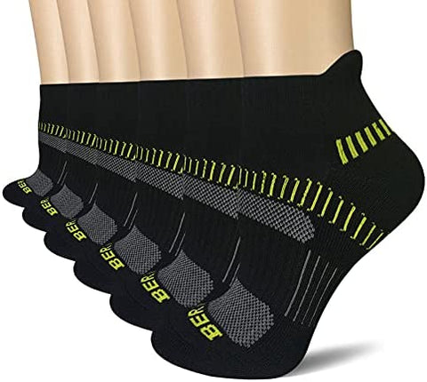 Women's Performance Athletic Ankle Running Socks (6 Pairs)