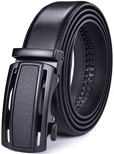 Men Belts Leather Male Slide Ratchet Work Dress Strap w Interchangeable Buckle Beltox