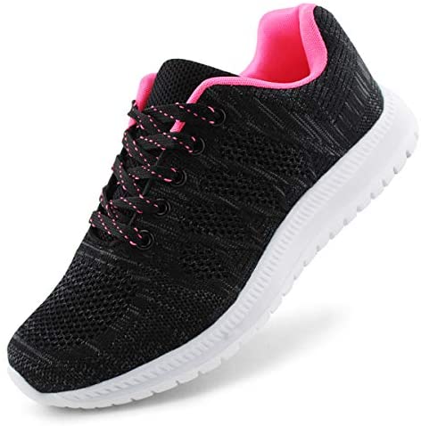 Women Lightweight Knit Running Shoes Athletic Walking Sneakers
