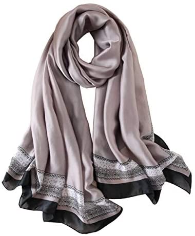 YMXHHB Silk Scarf 100% Mulberry Silk Fashion Scarves Long Lightweight Shawl Wrap …