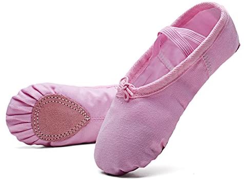 konhill Girls Ballet Slipper Shoes - Ballerina Shoes Yoga Dance Shoes Flats (Toddler/Little Kid/Big Kid/Women/Boy)