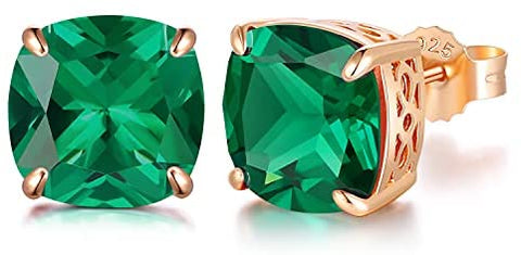 Morning Dew Rose Gold-Plated Stud Earrings