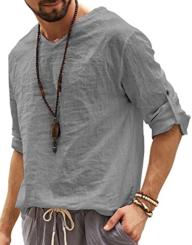 Mens Causal Short Sleeve T Shirts Tops Yoga Fashion Beach Fishing Tees Plain for Men