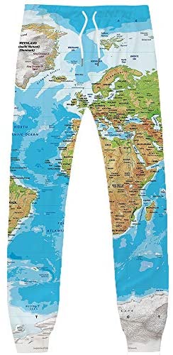 Unisex 3D Printing Pants Novelty Graphics Sports Drawstring Trousers