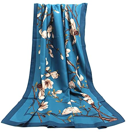 35” Satin Scarf Large Square Hair Scarves