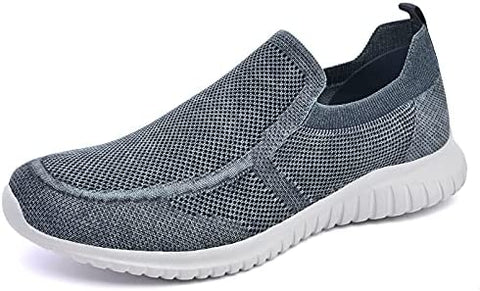 konhill Men's Walking Shoes Athletic Tennis Comfortable Slip-on Loafer Sneakers