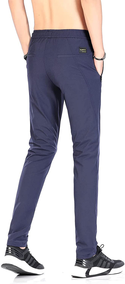 Men’s Quick Dry Track Pants Men’s Elastic Waist Hiking Pants