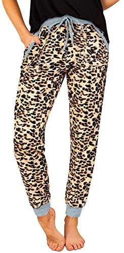 Womens Joggers Sweatpants Drawstrings High Waisted Yoga Jogger Pants