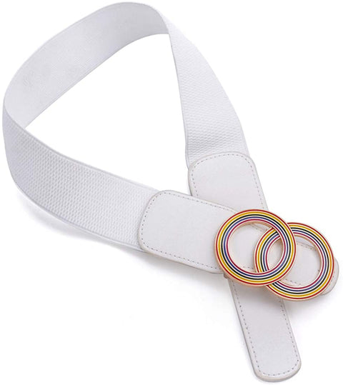 2 Pack Women’s Elastic Stretch Waist Belts