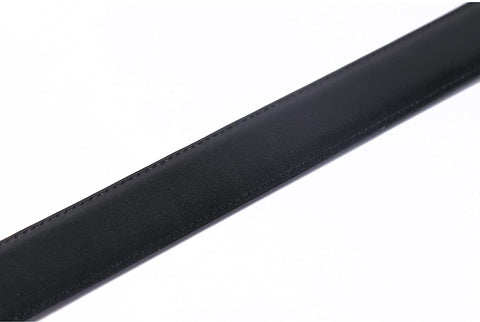 BLUESEAGULL Leather Belt for Men with Single Prong, Dress and Causal, Italian Full Grain Genuine Waist Leather, 1 3/8" Wide