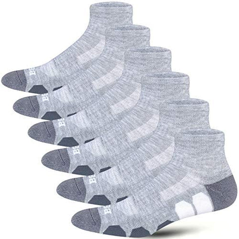 Men's Performance Athletic Ankle Running Socks (6 Pack)