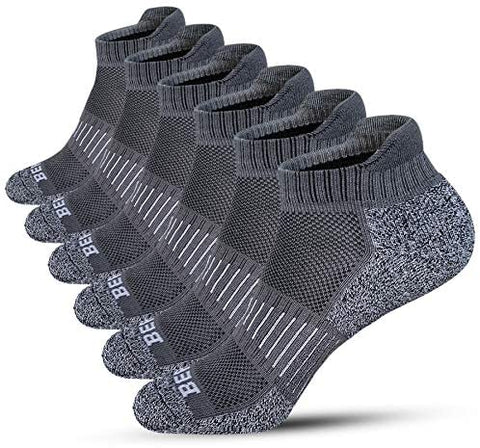 Men's Performance Athletic Ankle Running Socks (6 Pack)