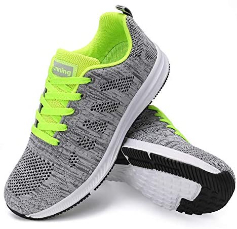 FUDYNMALC Walking Shoes for Women Lace Up Casual Comfort Non Slip Lightweight Breathable Mesh Athletic Sneakers Fashion Tennis Sport Running Shoes