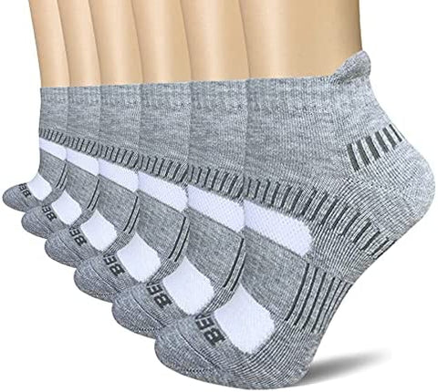 Women's Performance Athletic Ankle Running Socks (6 Pairs)