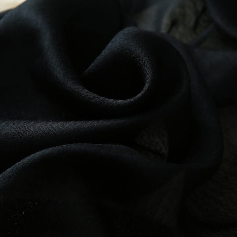 WINCESS YU Women Mulberry Silk Scarf Long & Large Embroidered Floral Pattern Shawl and Wraps Neckerchief for Hair & Neck