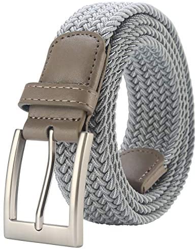 Lavemi Mens Belt, Stretch Elastic Casual Woven Sport Golf Braided Belts for Men,Gift Box