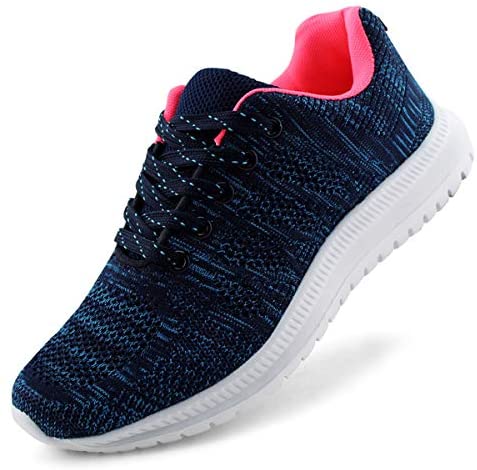 Women Lightweight Knit Running Shoes Athletic Walking Sneakers