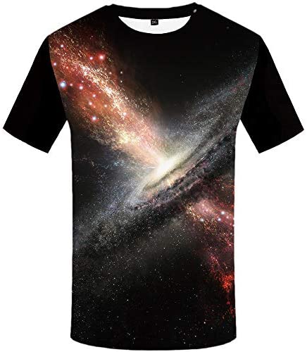 Galaxy T Shirt Universe T-Shirt Space T Shirts for Men Nebula Tshirts 3D Tee