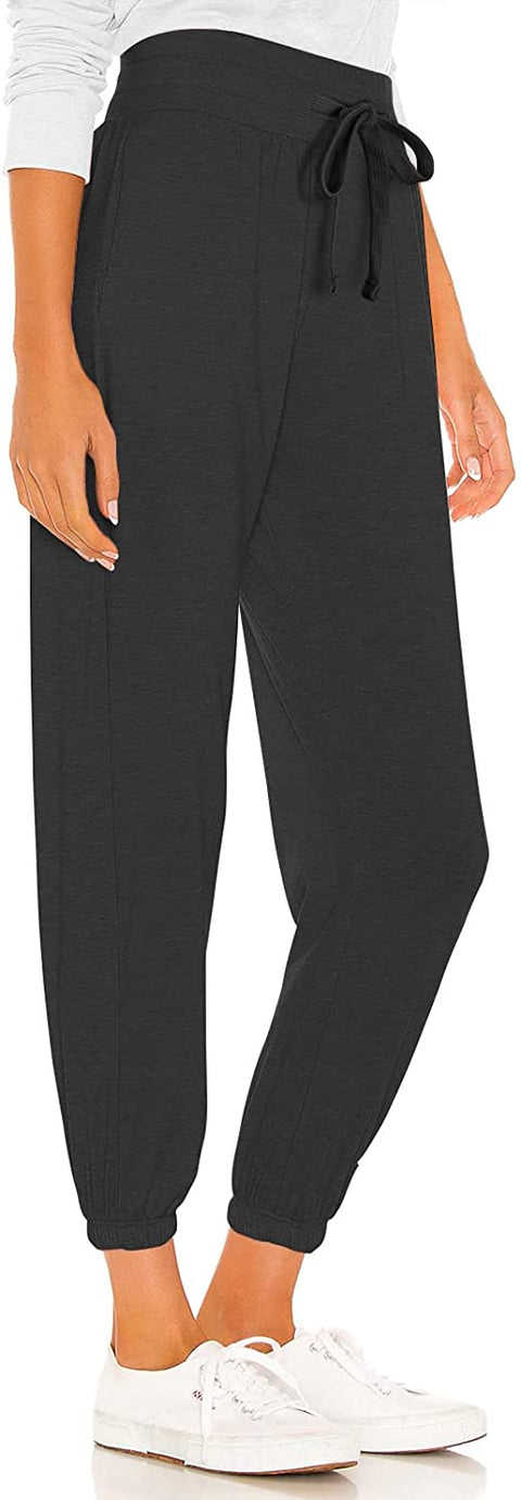 Joggers for Women Athletic Sweatpants Cinch Bottom Comfy Lounge Pants with Pockets