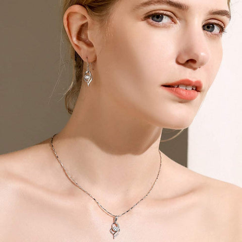 Silver Jewellery Set for Women, 925 Sterling Silver