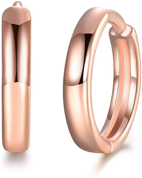 925 Silver Hoop Earrings for Women Girls