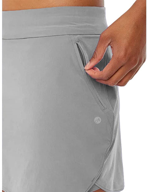 Womens Active Golf Tennis Skort Athletic Lightweight Running Skirts with Built-in Shorts