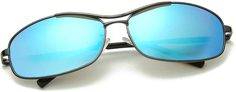 ELITERA Polarized Sunglasses for Men Women Metal Frame UV Protection