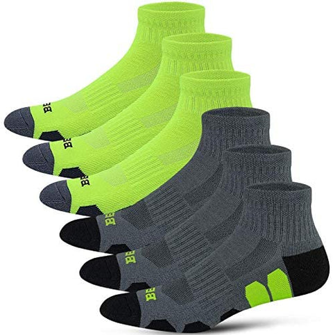 Men's Performance Athletic Ankle Running Socks (6 Pack)