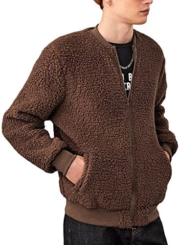 Mens Plush Casual Jacket