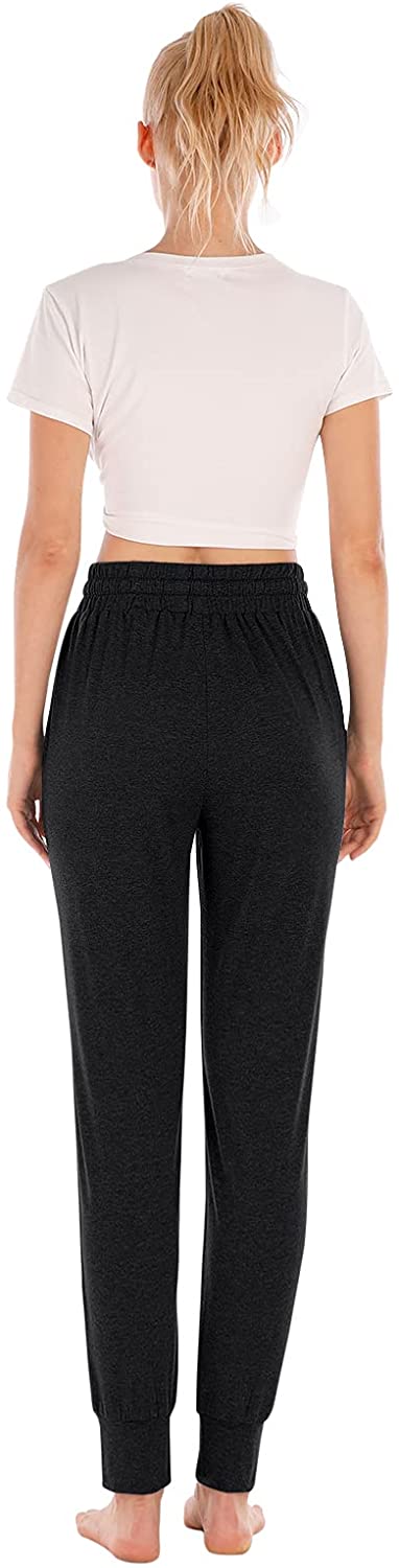 Yoga Pants Womens Sweatpants Loose Fit High Waisted Workout Joggers Pants Lounge Pants with Pockets