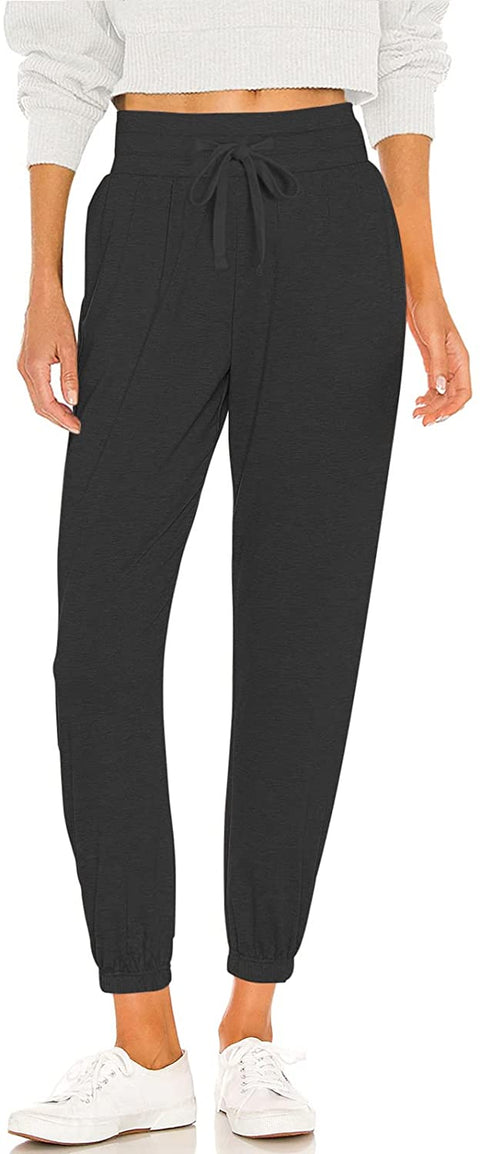 Joggers for Women Athletic Sweatpants Cinch Bottom Comfy Lounge Pants with Pockets