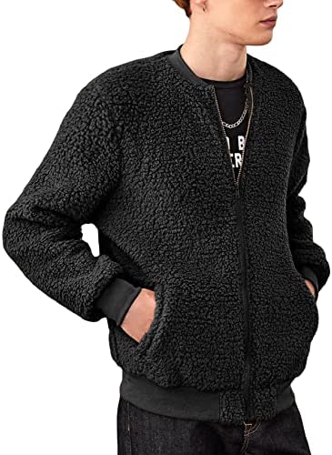 Mens Plush Casual Jacket