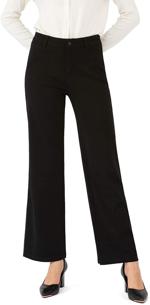 Womens Bootcut Dress Pants Stretch with Side Stripe Wide Leg