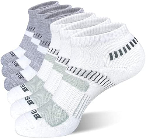 Men's Athletic Running Ankle Low Cut Socks (6 Pack)