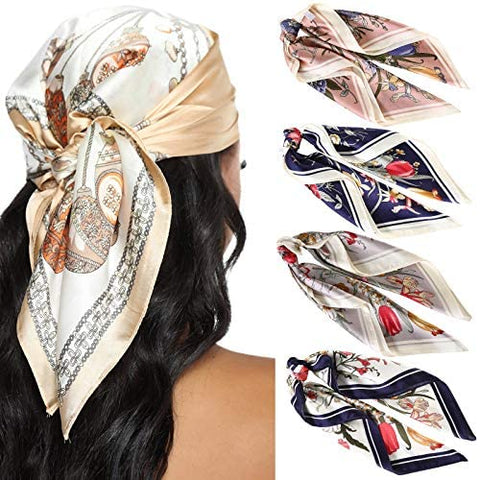 23.6 Inches Satin Head Scarves