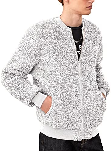 Mens Plush Casual Jacket