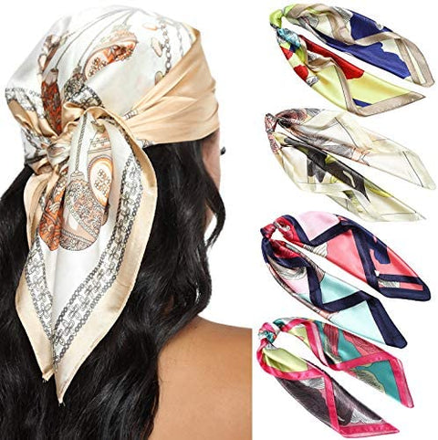 23.6 Inches Satin Head Scarves