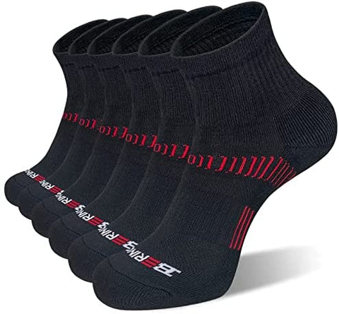 Men's Essential Athletic Running Ankle Socks (6 Pairs)