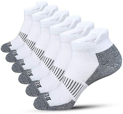 Men's Performance Athletic Ankle Running Socks (6 Pack)