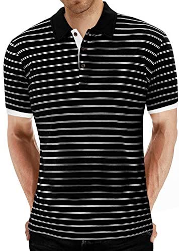 Men's Polo Shirt Short/Long Sleeve Casual Slim-fit Cotton Shirts