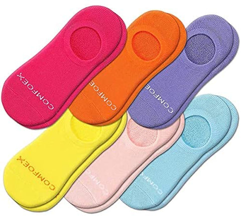 Womens Ankle Socks Cotton 6 Pairs Athletic Running Cushioned Socks With Tab