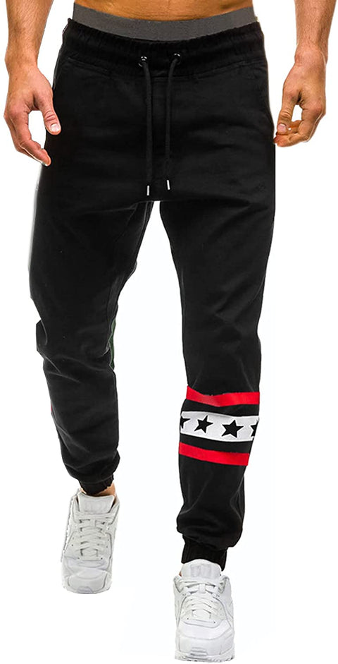 Cot-Oath Mens Casual Joggers Pants Workout - Cargo Pants Slim Fit Gym Trouser for Men Fashion Track Sweatpants